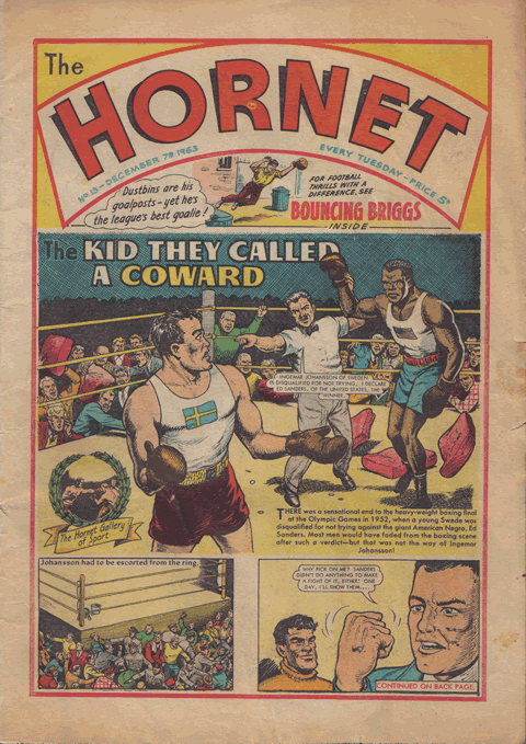 Hornet front cover with original banner. © D.C. Thomson & Co. Ltd.