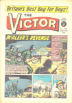 Victor story reviews. Front cover of issue 278. 
Artwork by Ted Rawlings. © D.C. Thomson & Co. Ltd